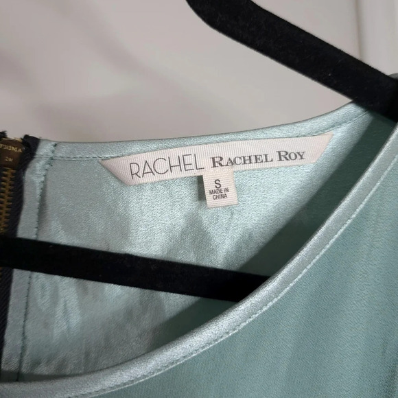 RACHEL RACHEL ROY Most Wanted 2 Sheath Dress w/ Faux Tie Waist, Jade, S - Picture 4 of 11